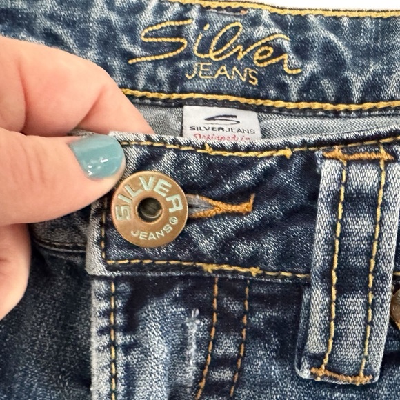 Silver Jeans Women's Boot Cut Denim - Classic Blue - Picture 3 of 13